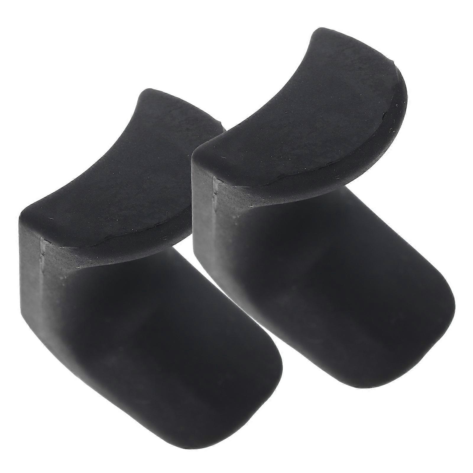 Clarinet Thumb Rests Rubber 2pcs Professional Oboe Thumb Protectors Black Comfortable Ergonomic