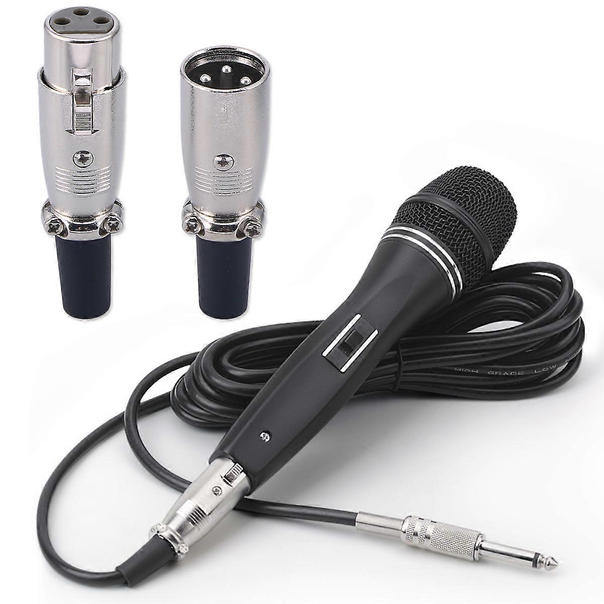Speaker Connectors 5 Pairs 3 Pin XLR Male and Female Plugs Brass Material Chuck Type Strain Relief for Microphone