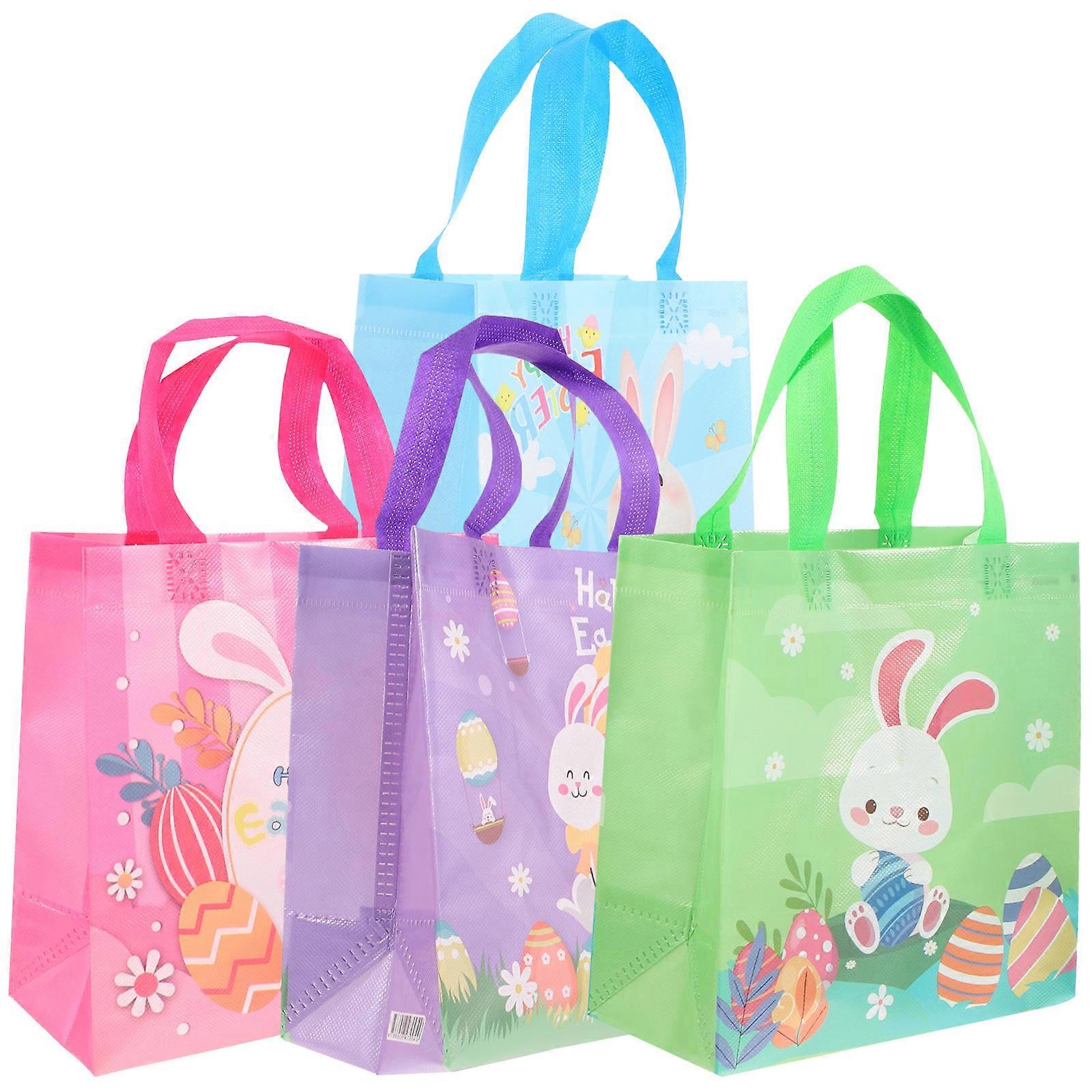 Candy Bags For Party Storage Pouch Easter Party present Packaging Assorted Color 4Pcs