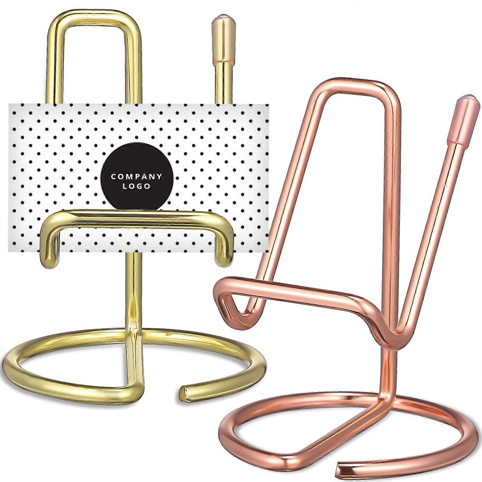 2pcs Metal Mobile Phone Holder Stand, Stylish Desktop Bracket for Hands Free Viewing, Home Office Display Use