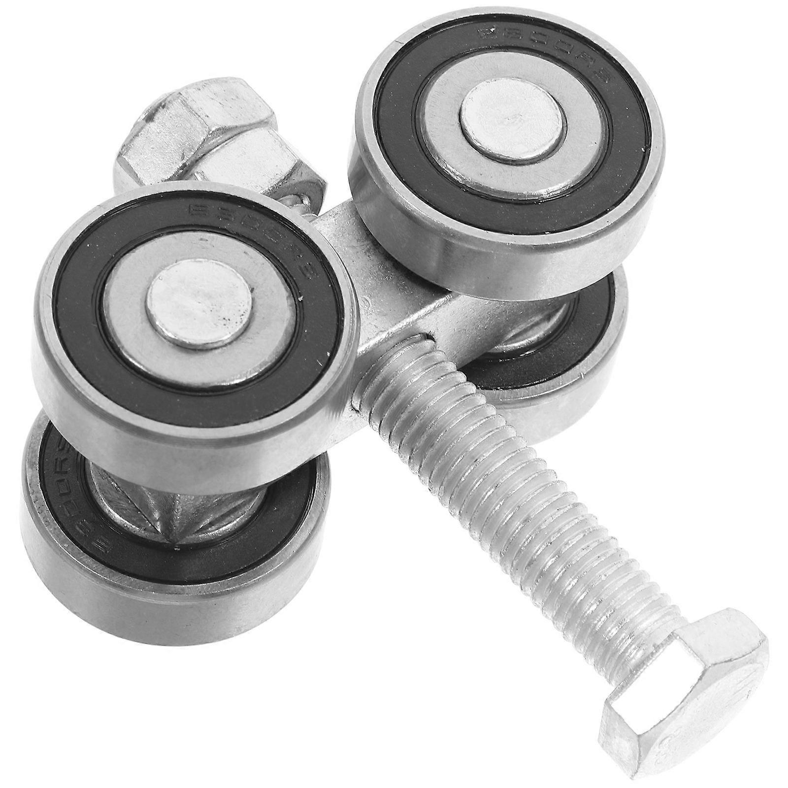 Sera ve Ahır Kapıları için Çift Bilyalı Rulmanlı Paslanmaz Çelik Kayar Kapı Makarası