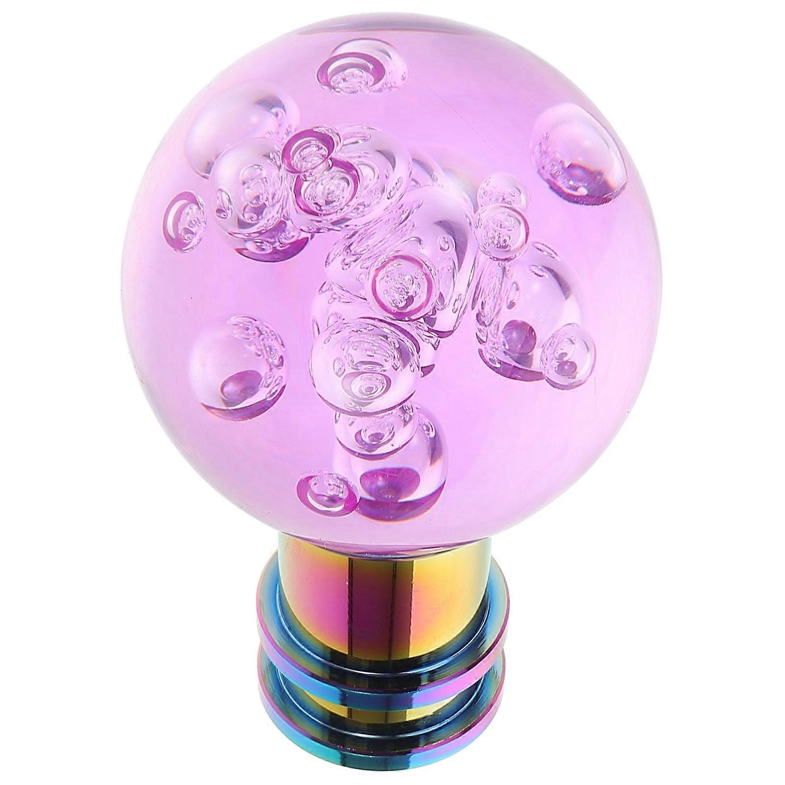Round Shift Knob Bubble Shape Precision Control Car Interior Accessory Multi Color 9.00X5.70X1.80CM 1Set