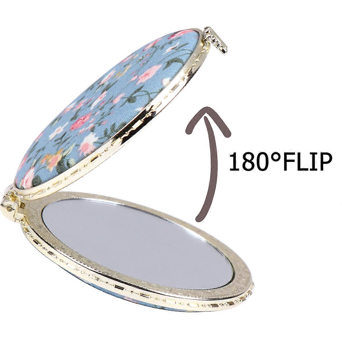 Miroir de maquillage Rétro Mini Portable Pour Filles Femmes Maquilleurs Professionnels