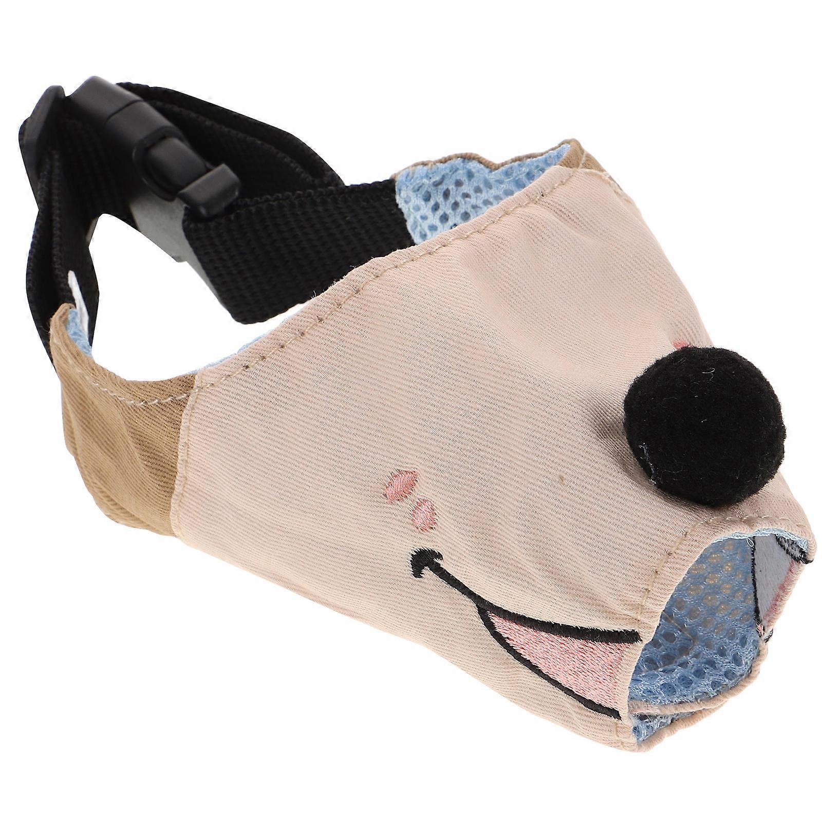 Prevent Biting Adjustable Dog Muzzle Canvas for Small Dogs