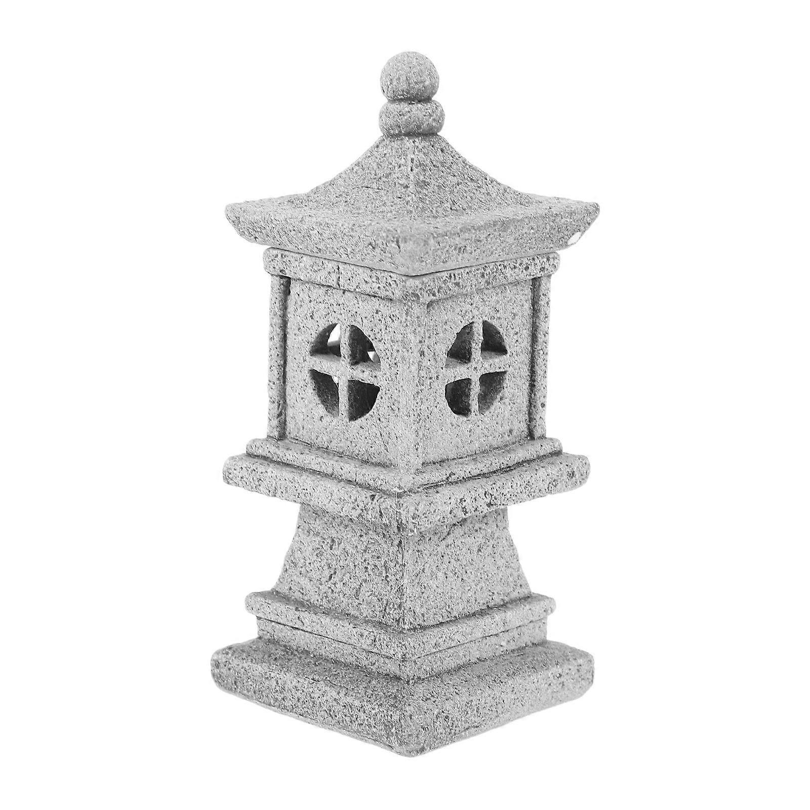 Sandstone Miniature Lantern Statue for Garden 1 Piece