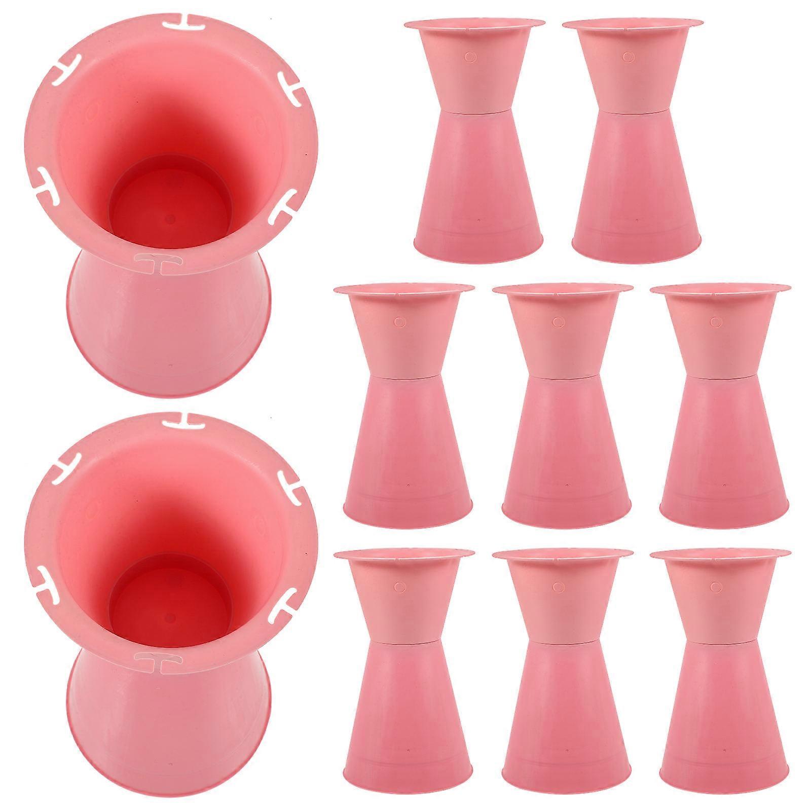 Flower Bouquet Holder Decorative Plastic Square Shape Load-Bearing Capacity For Parties 10Pcs