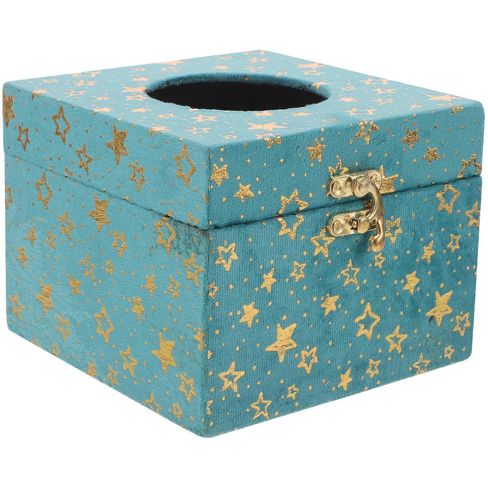 Tissue Cover Organizer Tissue Paper Storage Box Restaurant Use Easy to Remove Add Tissues 1Pcs