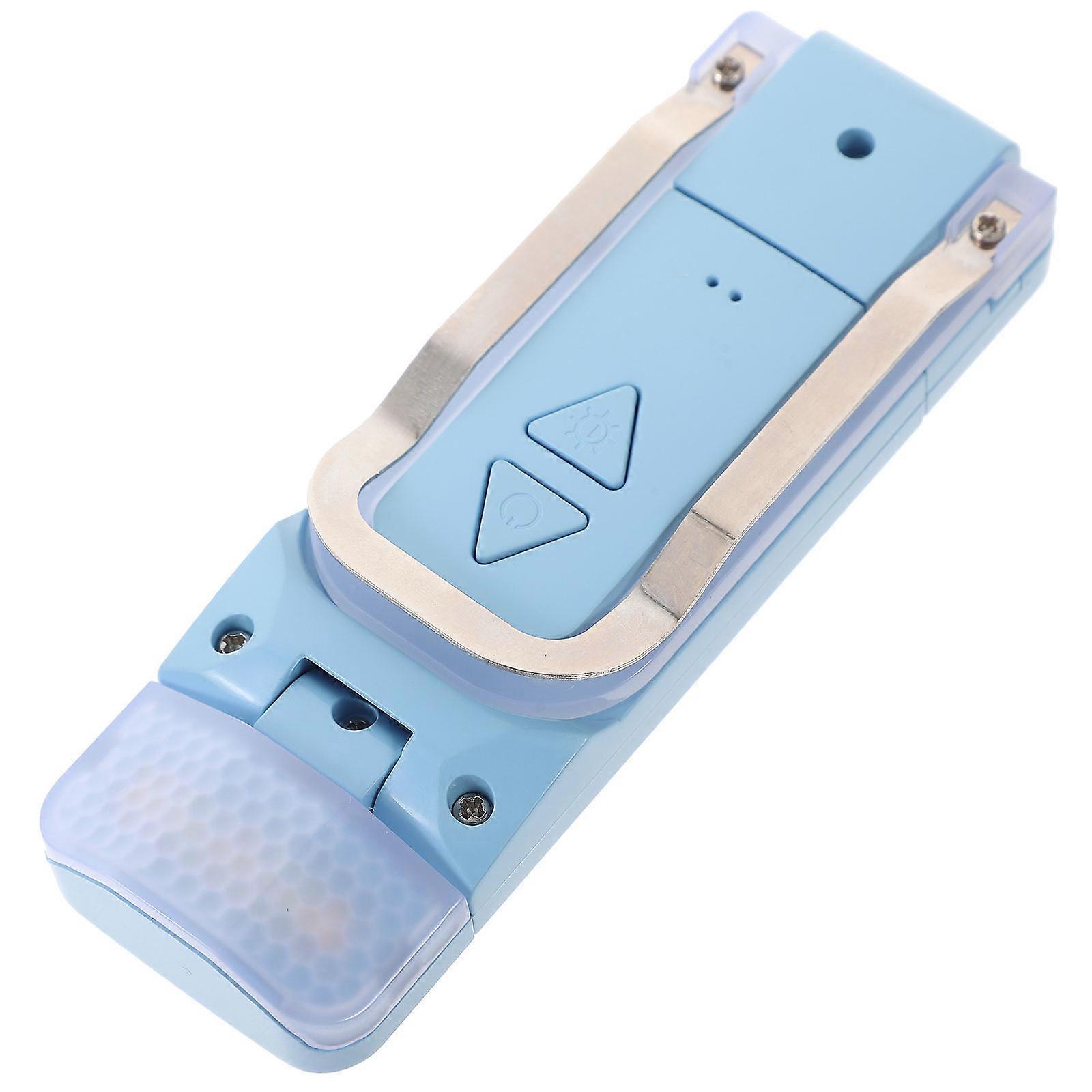 Clip On Book Light Rechargeable Reading Light Usb Pc Material Adjustable Angles Warm Light Bedside 1Pack