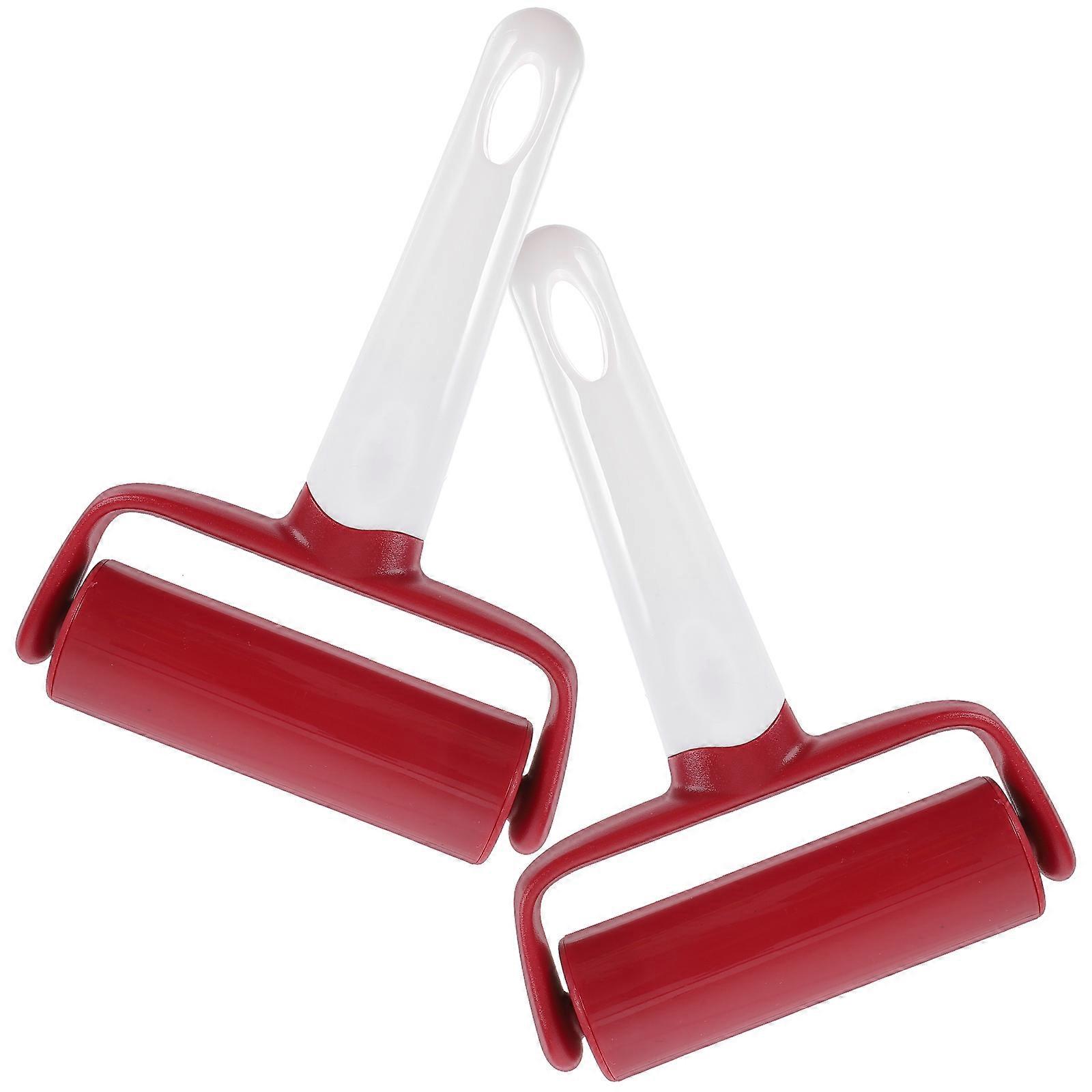 Dumpling Skin Roller Baking Supplies Multi-functional Dark Red 17.5X12.4X3.4CM 2Pack
