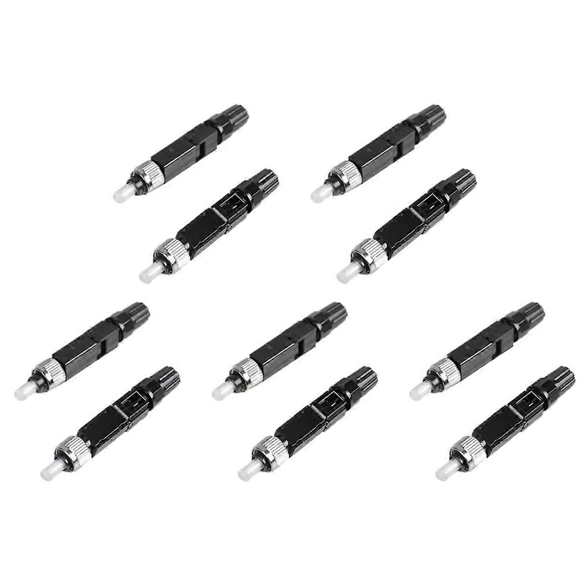 10Pcs FC Single-Mode Cold Splice Optical Fiber Cable Splice Connector