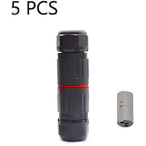 IP68 CDF-M mini screwless waterproof connector outdoor lighting small waterproof connector 3-pole quick connection terminal