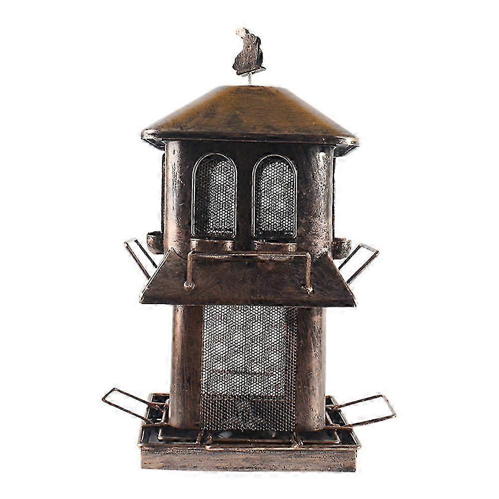 מזין ציפורים גדול, מזין ציפורי בר חיצוני דו-שכבתי, מזין ציפורים כבד 0619