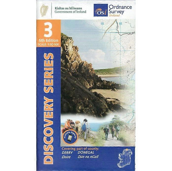 Irish Discovery Map 3, Donegal - North East And Derry