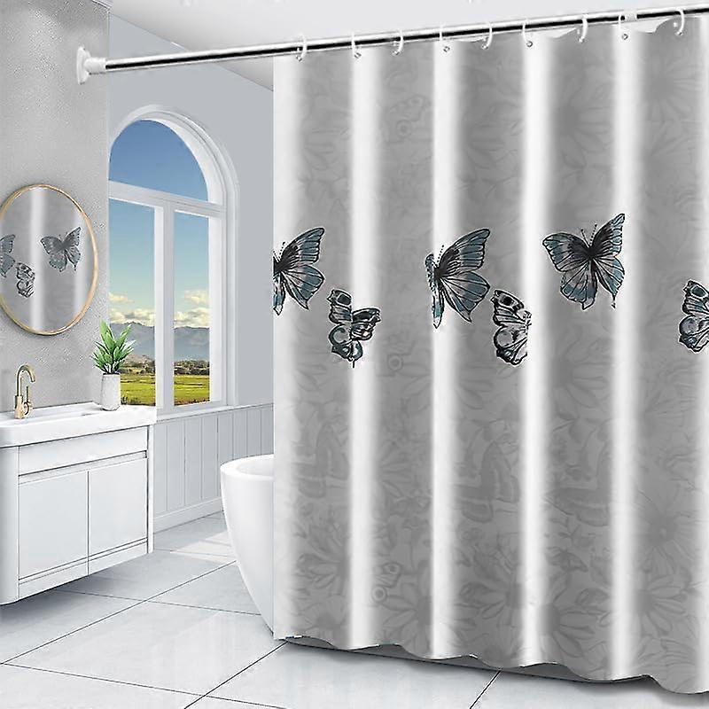 Shower Curtain, Polyester, Weighted hem, Machine washable, Quick drying, 200X200CM
