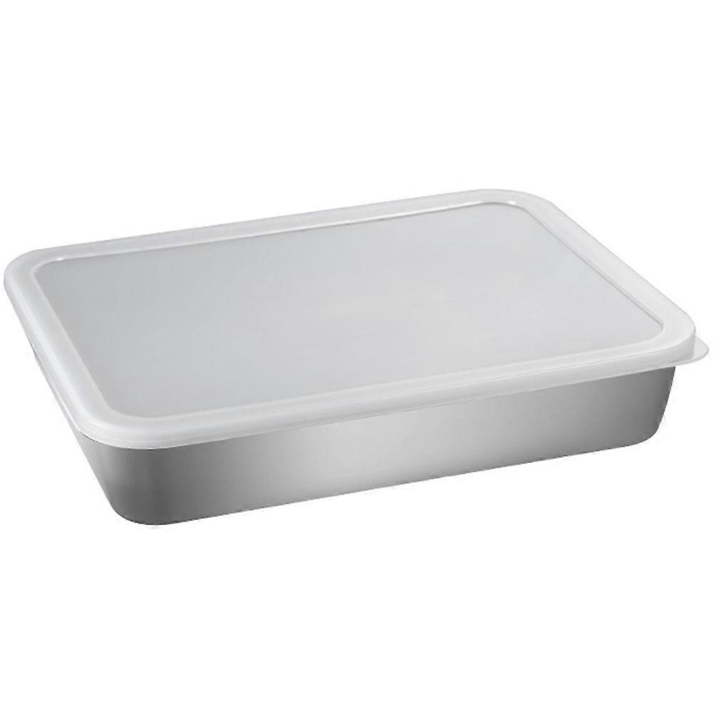 Fornello Rack Teglia con Rack Cucina Storage Pan Olio Filtrante Grill Piastra Rettangolare Multiuso Design 1 Set