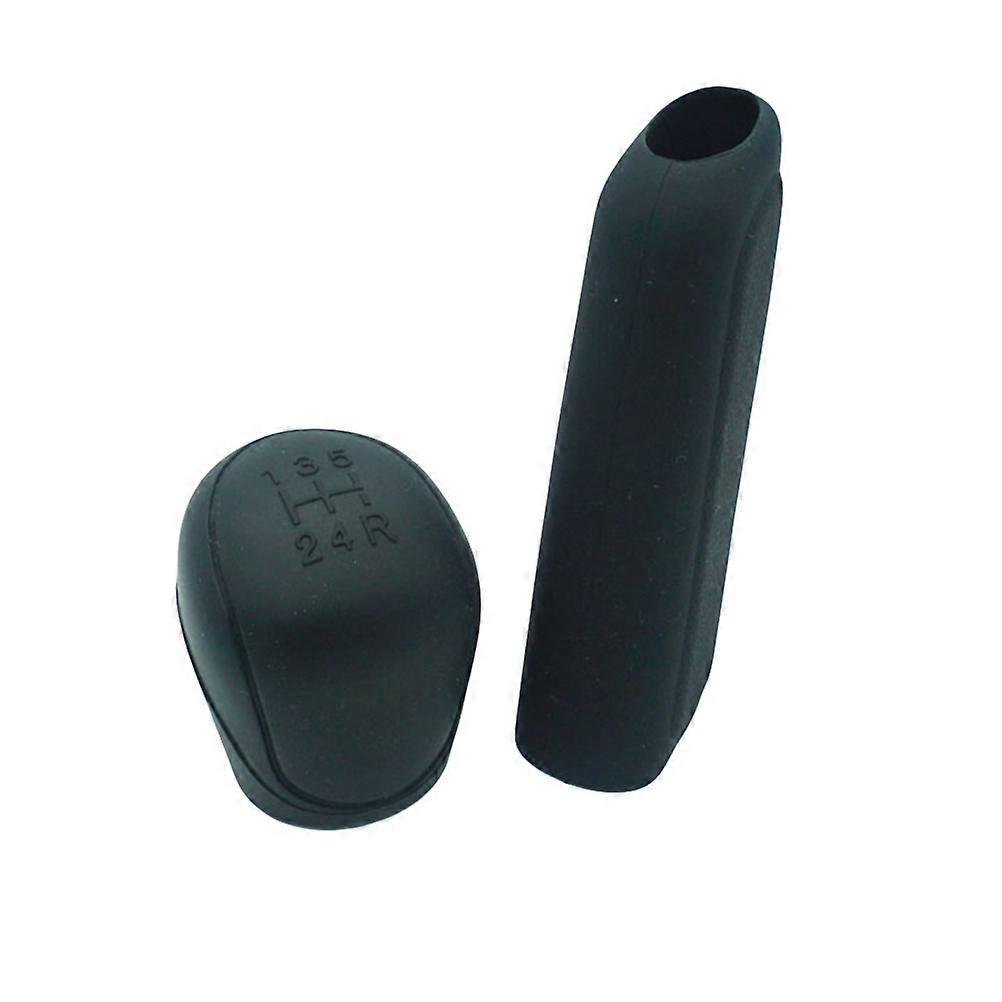 Gear Lever Decorative Cover Dust-Proof Car Interior 2Pcs