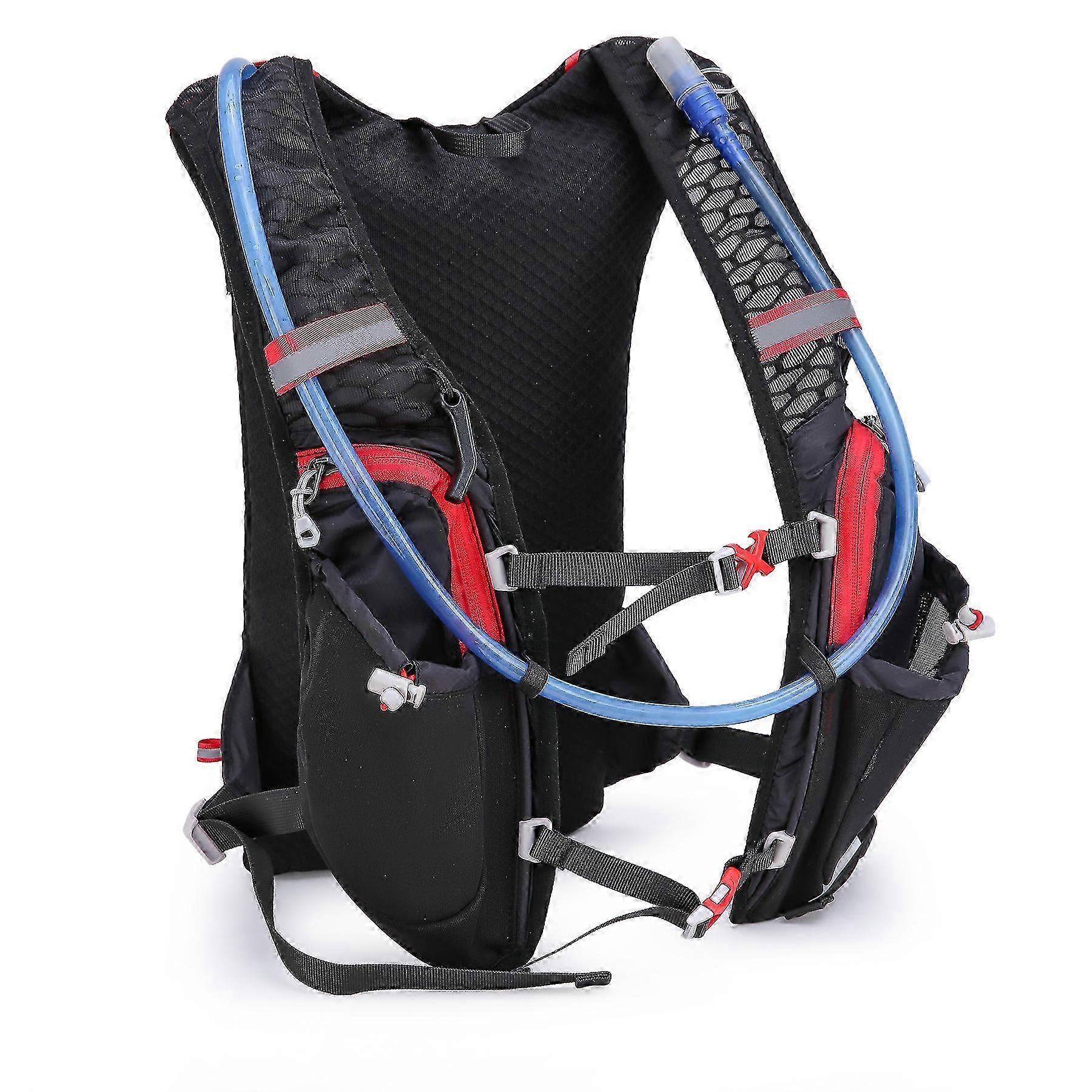 Breathable Mesh Running Vest with Hydration Backpack Ideal for Cycling Activities