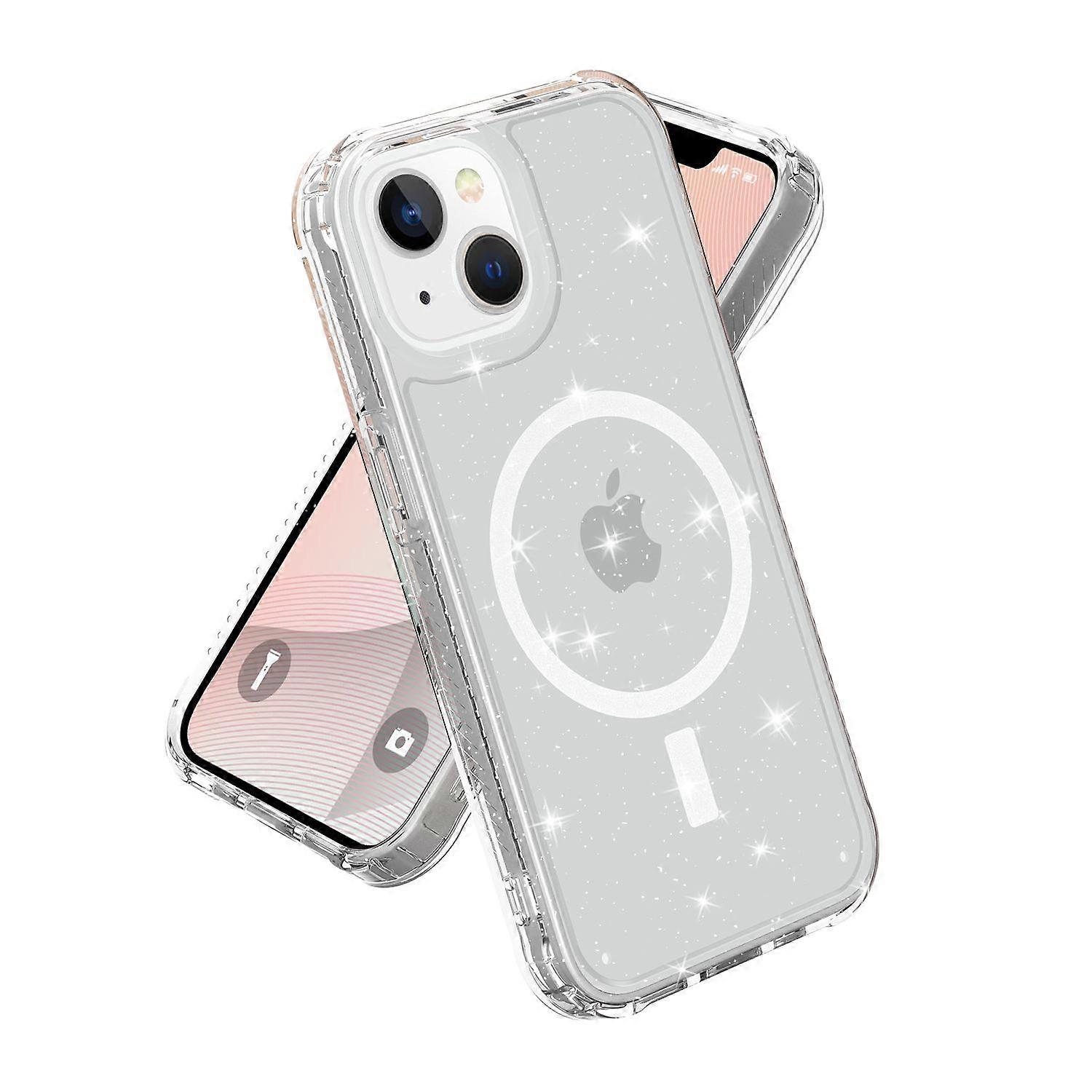 IPhone 15 Plus Case,Compatible With MagSafe,Shockproof Military Grade Drop Protection,Scratch-Resistant Back Cover-Pink