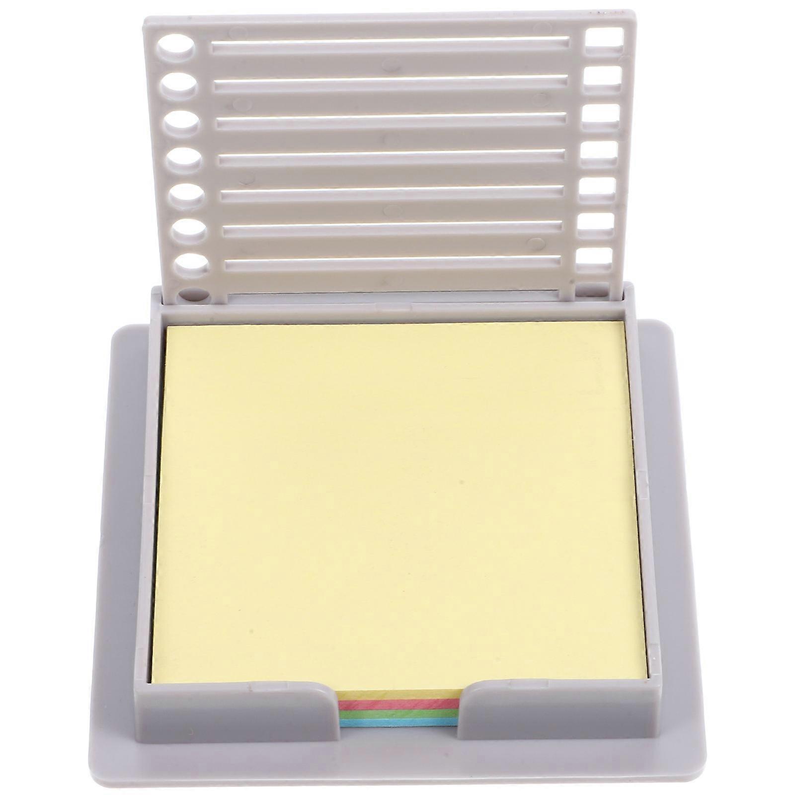 Note Holder Box Convenient Cards Organizer Sleek Design Rectangular Abs Business Supplies Office Use 1Set