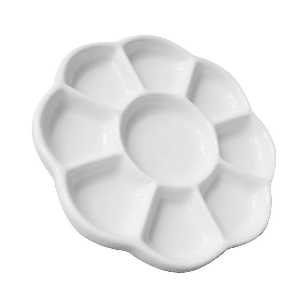 Pigment Plates For Flower Shape Ink Container Practical Design 1Pack