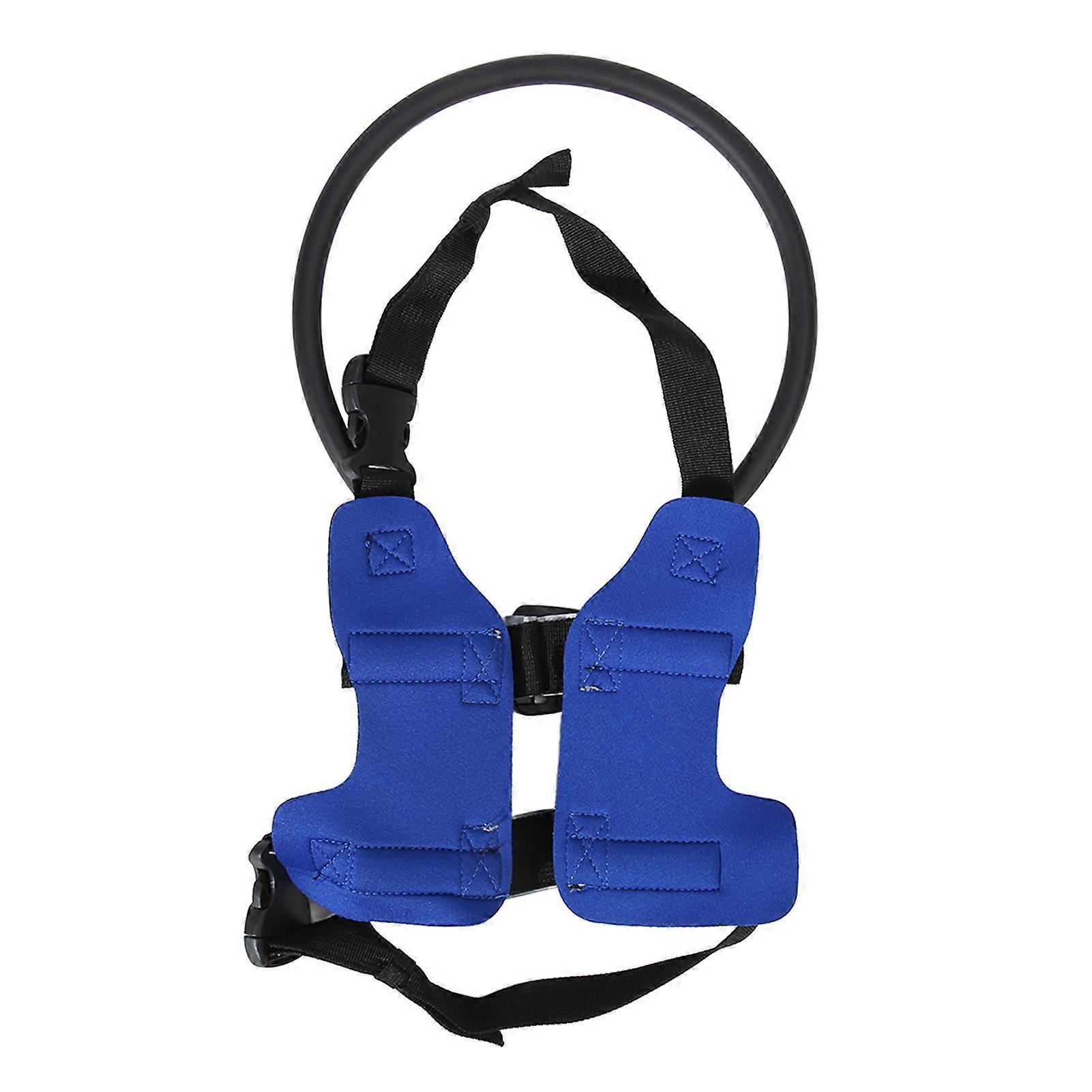 Blind Dog Harness Vest Prevents Collision Build Confidence Adjustable Blind Pet Ring for Blind Dogs Blue M