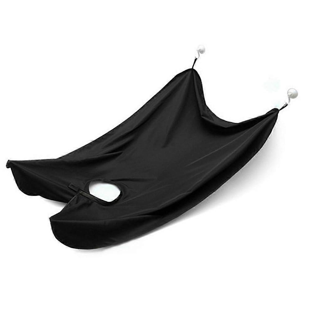 1 x shaving apron, beard hair catcher for men for shaving and trimming the beard cape, care cloth, waterproof, with suction cup, easy to use