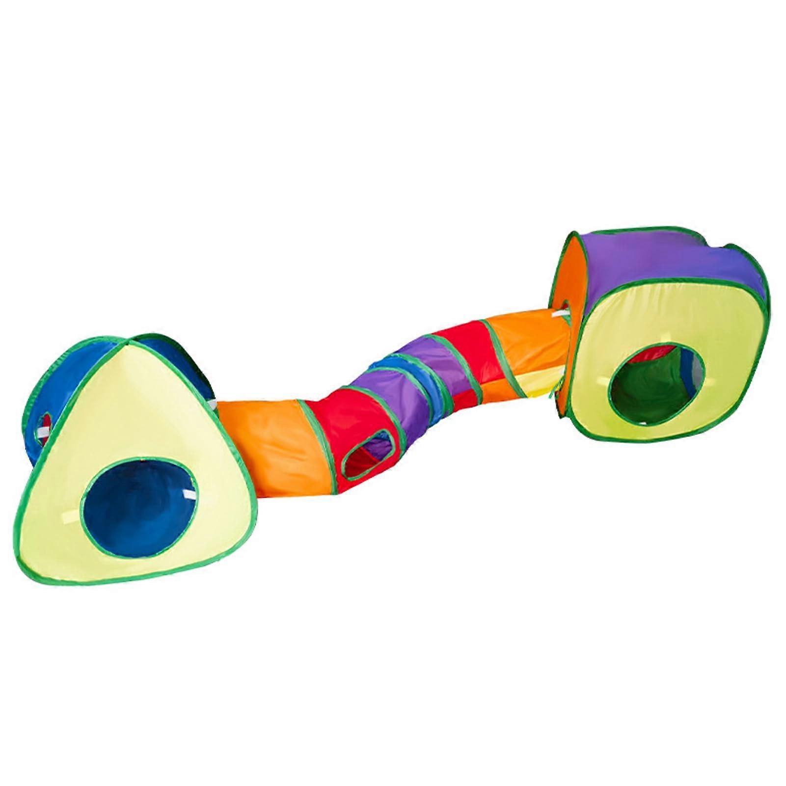 Rainbowcolored, Multifunctional Cat Tunnel with DIY Combination and Design – For Playing, Resting, and Interactive Fun. Cats, Kitten Accessories.