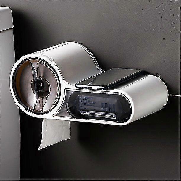 壁掛けトイレットペーパーホルダーと電話収納ボックス