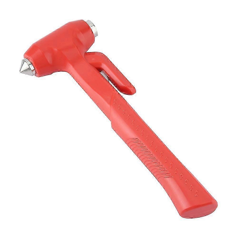 Emergency Escape Tool with Seatbelt Cutter and Window Breaker (Red Large)