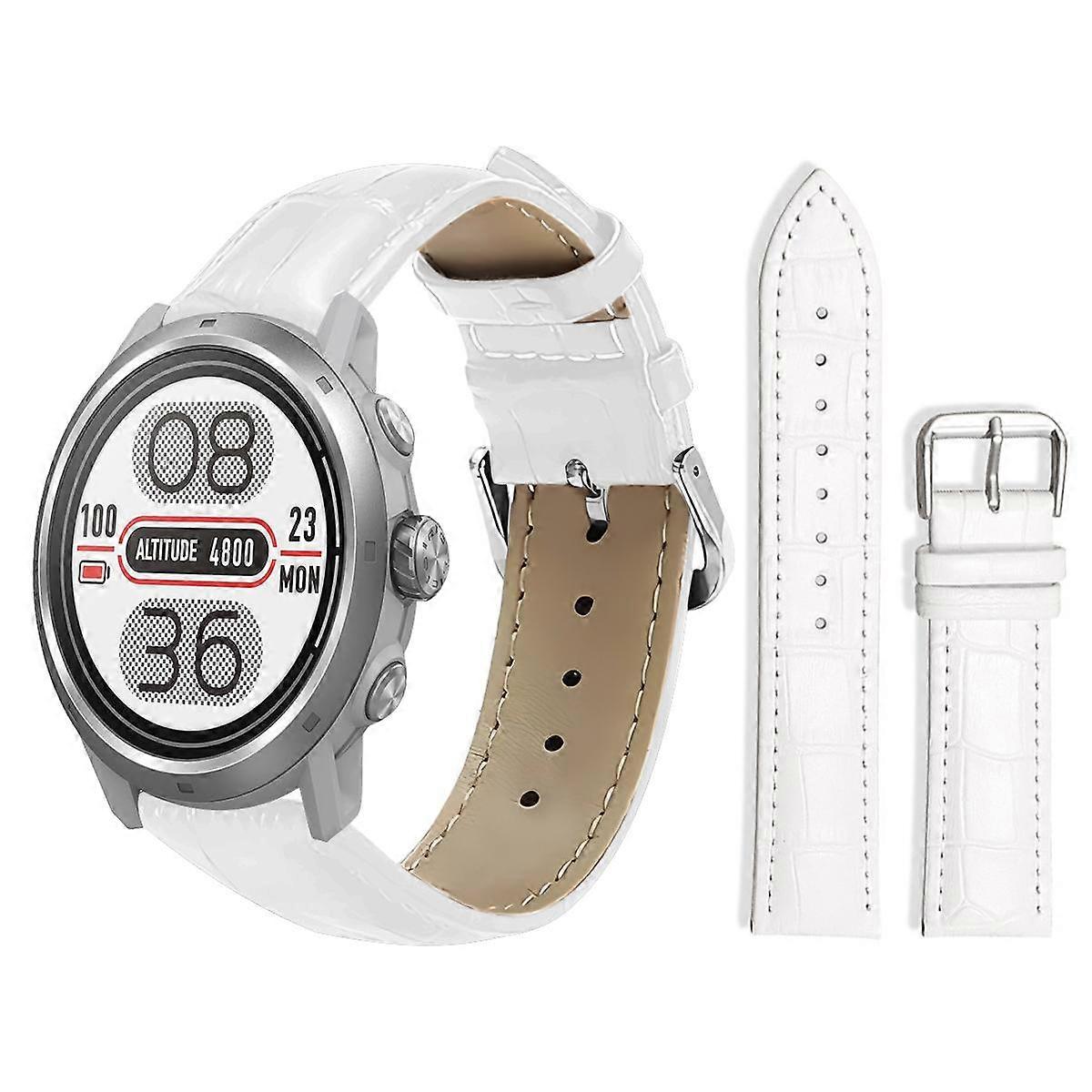 xDfind Bambu Textur Pin Spänne Läder Klockband 20mm För COROS APEX 2 42mm / PACE 2