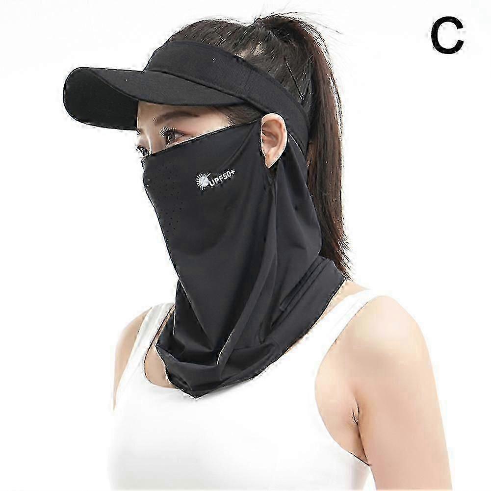 Anti-UV Mask Breathable Ice Silk Full Face Sun Shade Cycling Facial Mask