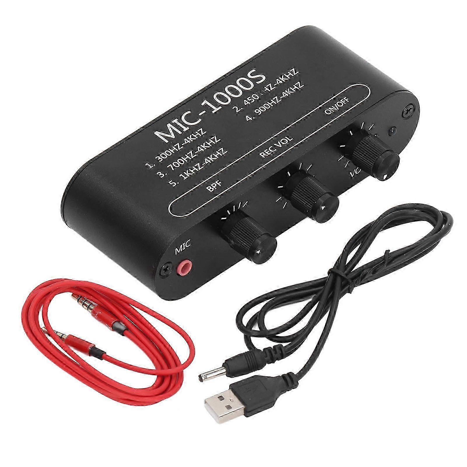 Instelbare frequentie Microfoon Audio Power Amplifier Gain 200 tot 600 keer 45db tot 55db