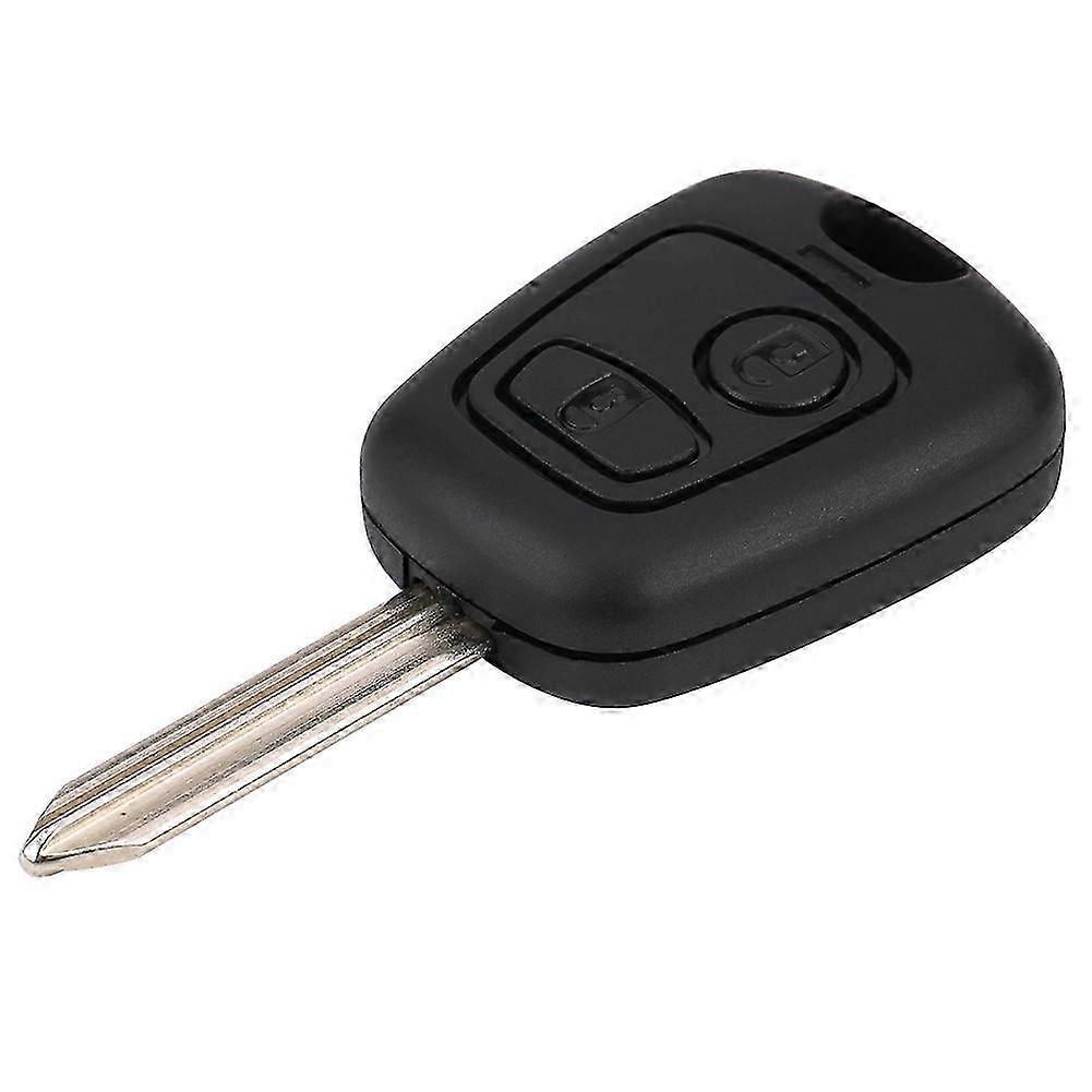 2 Buttons Car Remote Key Fob 433MHz ID46 for Compatible Citroen Models
