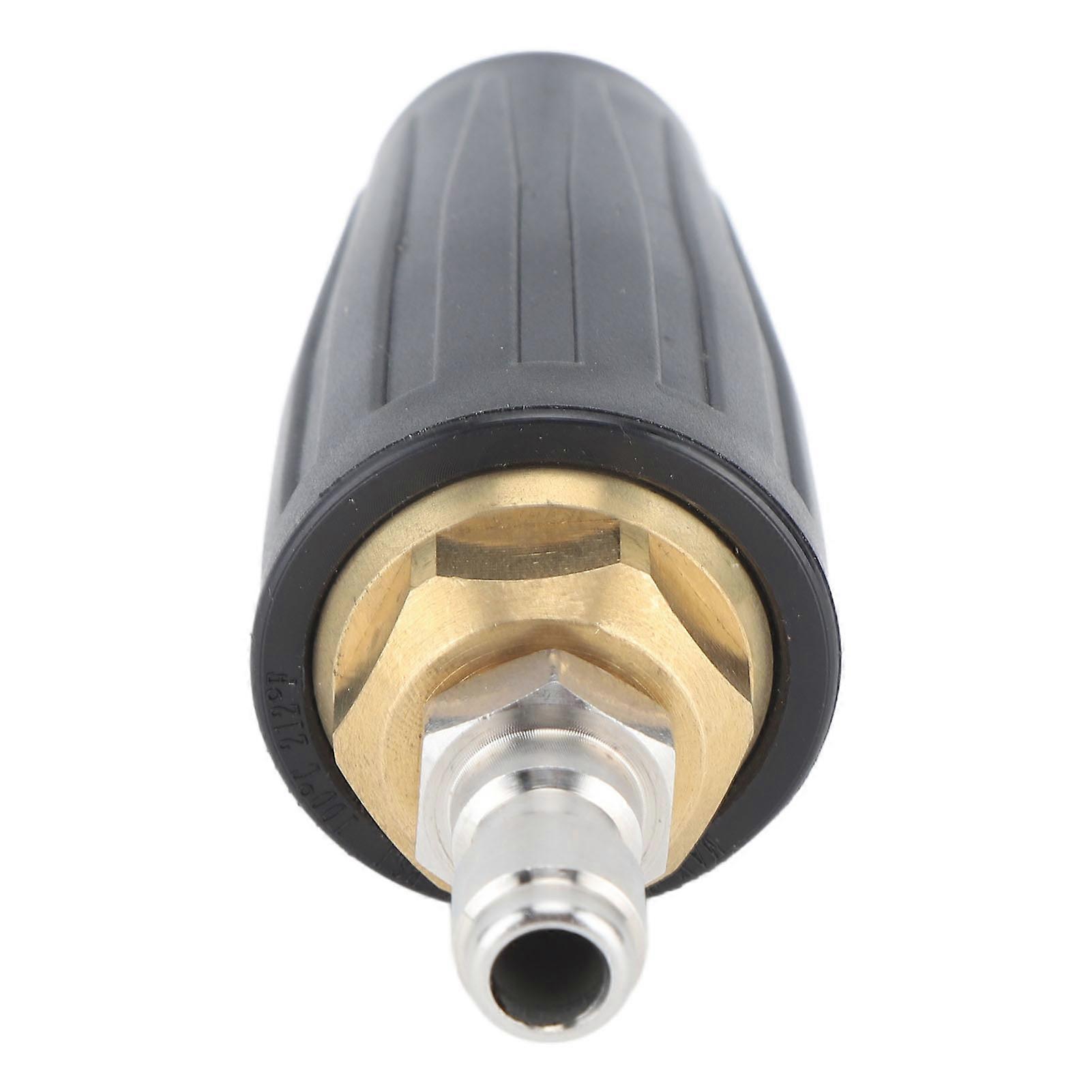 3000PSI Pressure Washer Rotating Turbo Nozzle Quick Connect 360 Degree Rotation Pressure Washer Turbo Tip 1/4in 040 