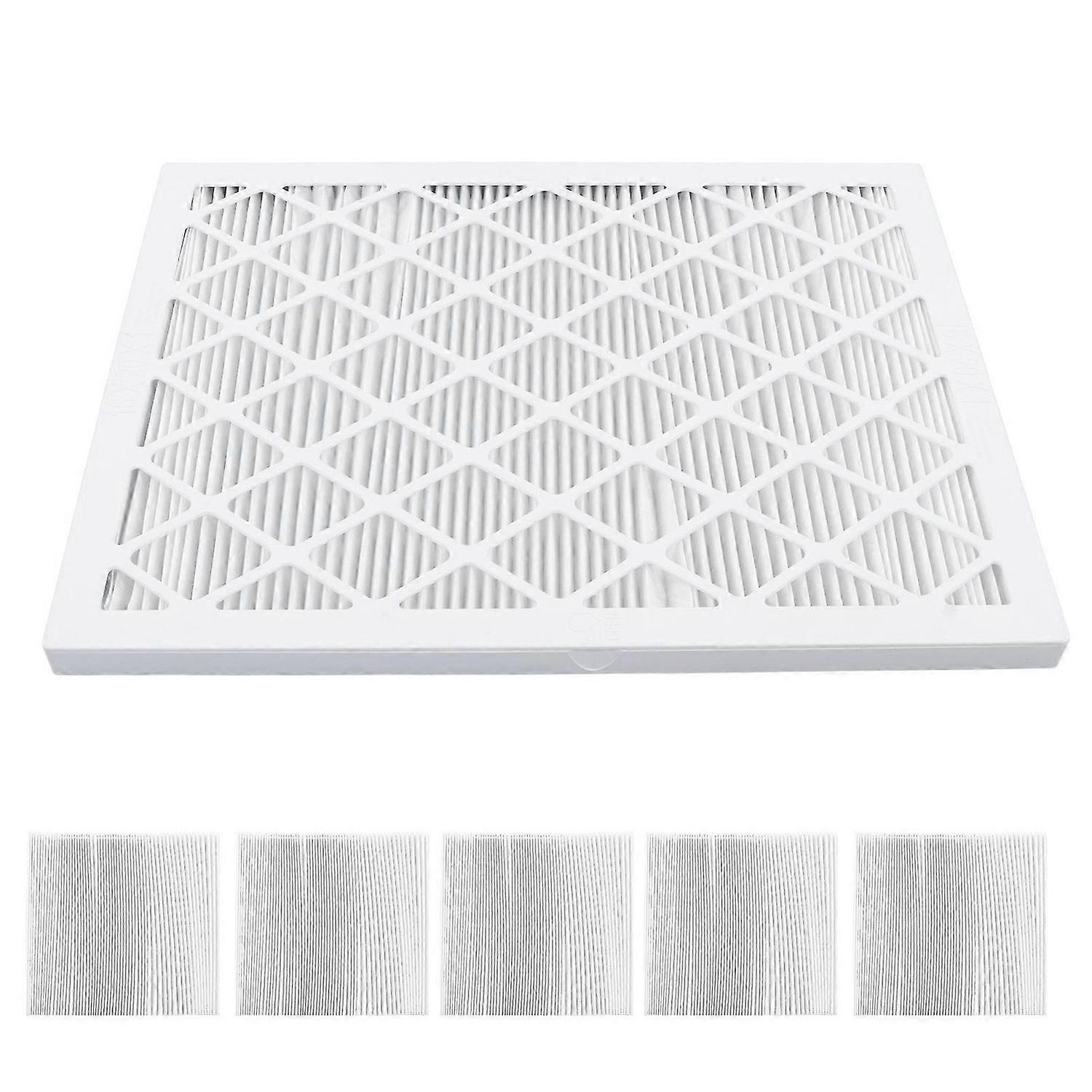 AC Furnace Air Filter Kit Foldable Efficient Filtration Replacement Pleated Air Filter with Reusable Washable Frame