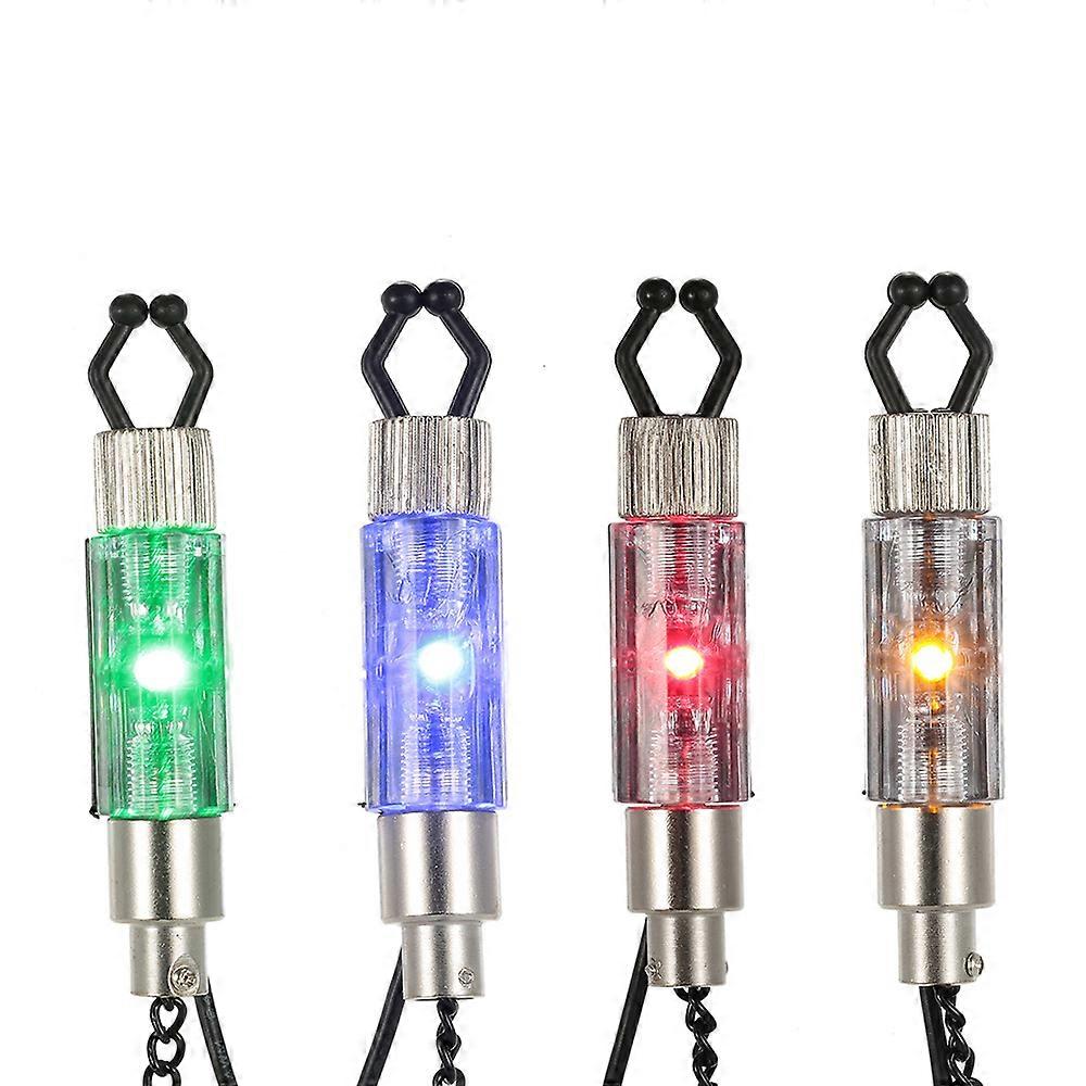 TARUOR Iron Fishing Bite Alarm Chain Hanger Swinger LED Illuminated Indicator