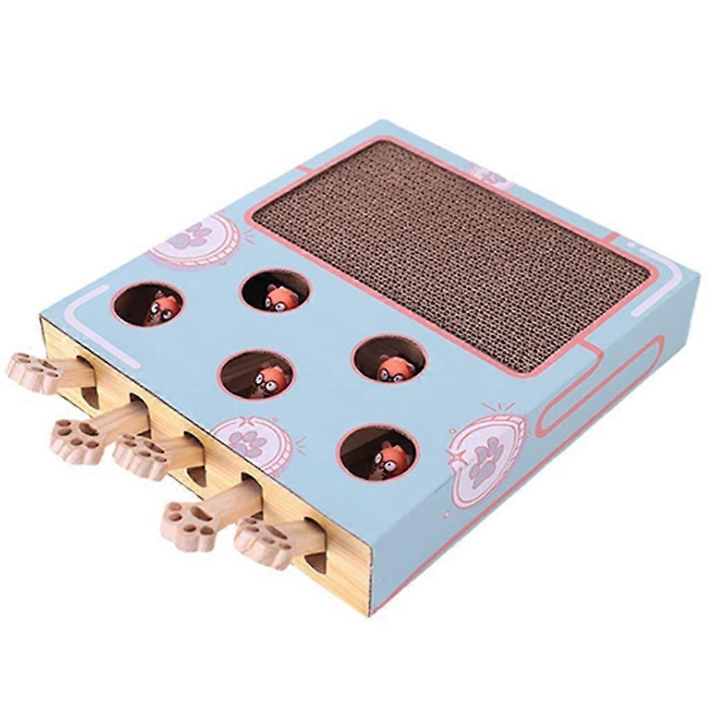 Scratcher, cardboard toy, 3in1, corrugated, for scratching, pad for indoor cats, home