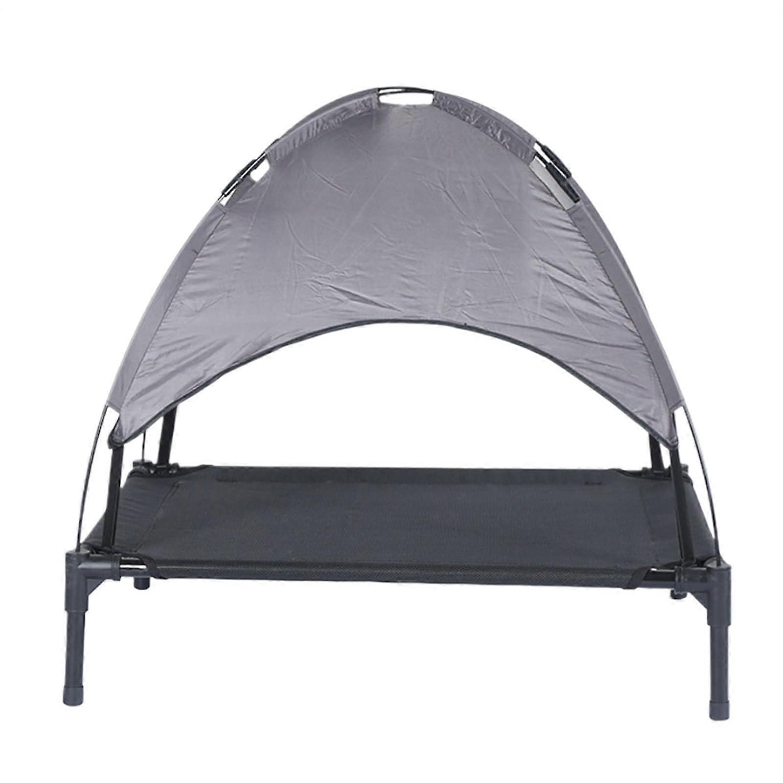 Dog bed with canopy, foldable, sunshade, elevated, soft, breathable, insulated, for all dogs