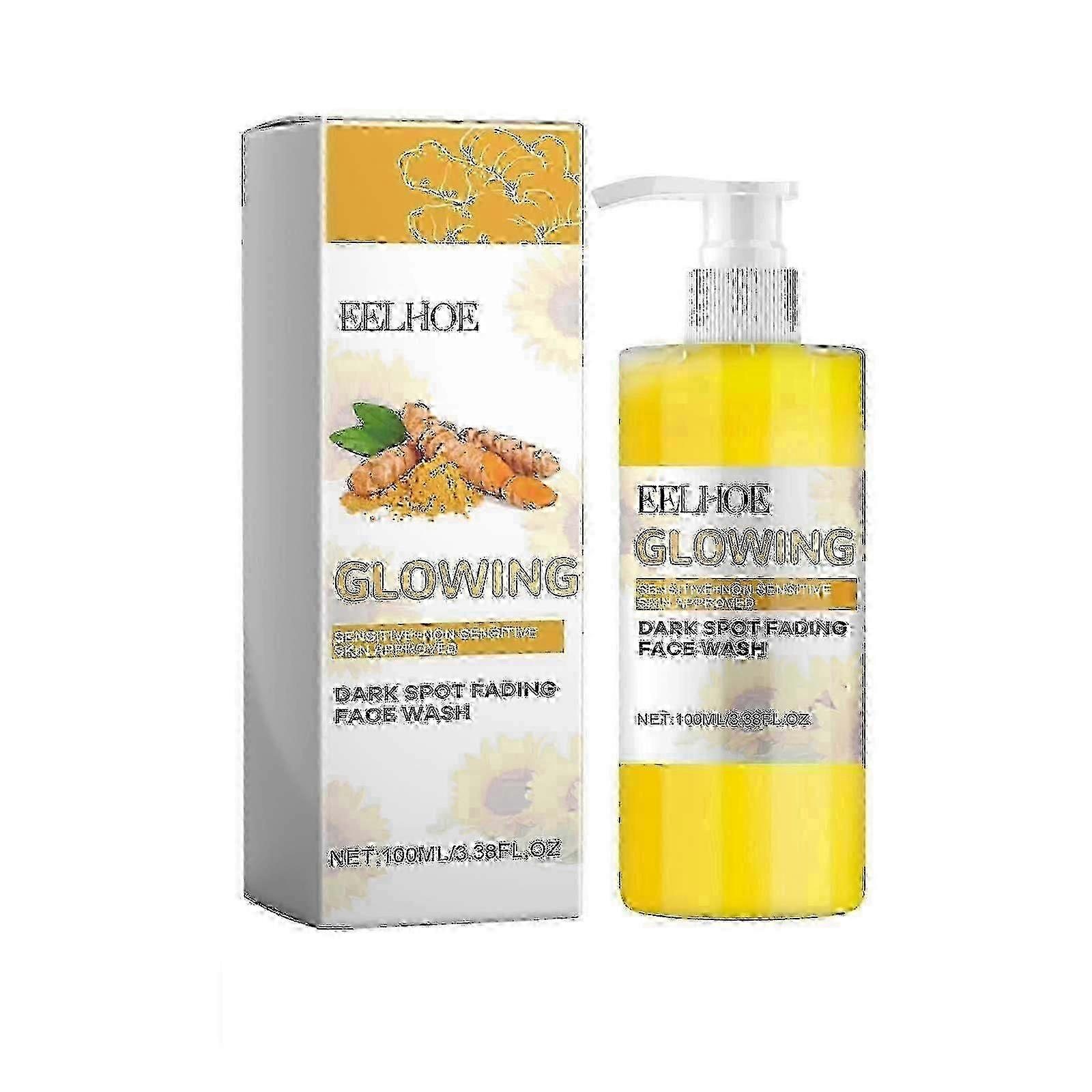 Turmeric Whitening Cleanser Deep Cleansing Face To Remove Makeup Refreshing And Non-Tight Turmeric Cleanser