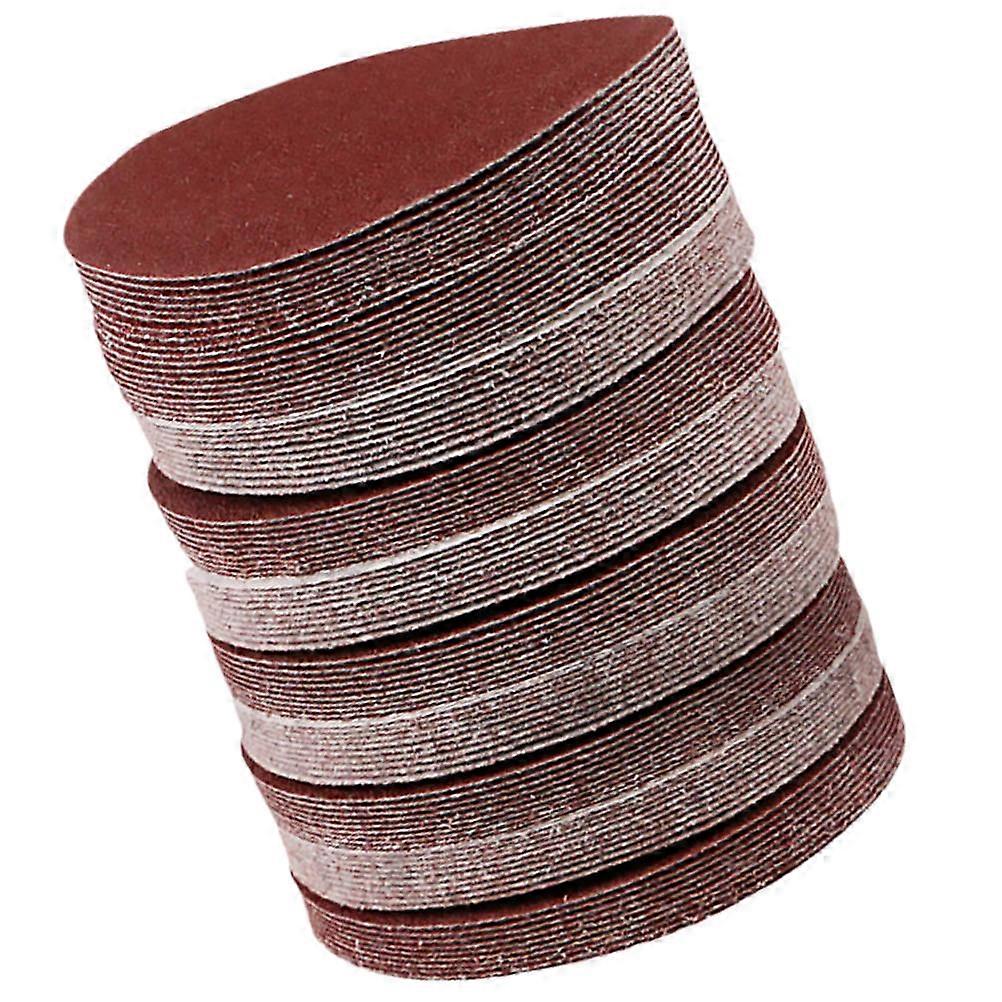 Fine Sandpaper Round Sanding Discs Compound Material Suitable For Woodworking 10cm Diameter 100Pcs