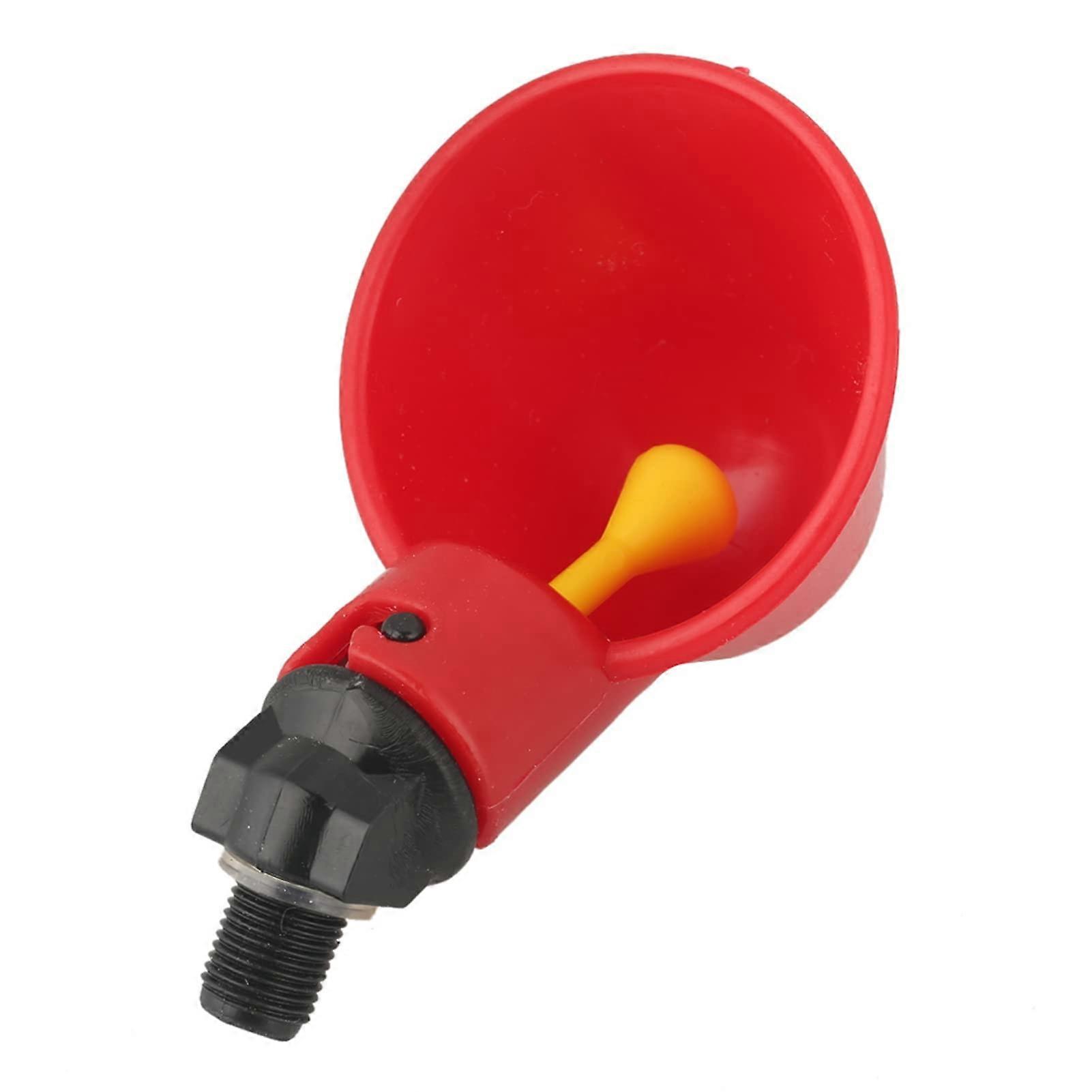 Poultry Drinkers 10 Pieces, 200 ml Plastic Water Dispenser for Chickens and Poultry, Easy to Install and Clean