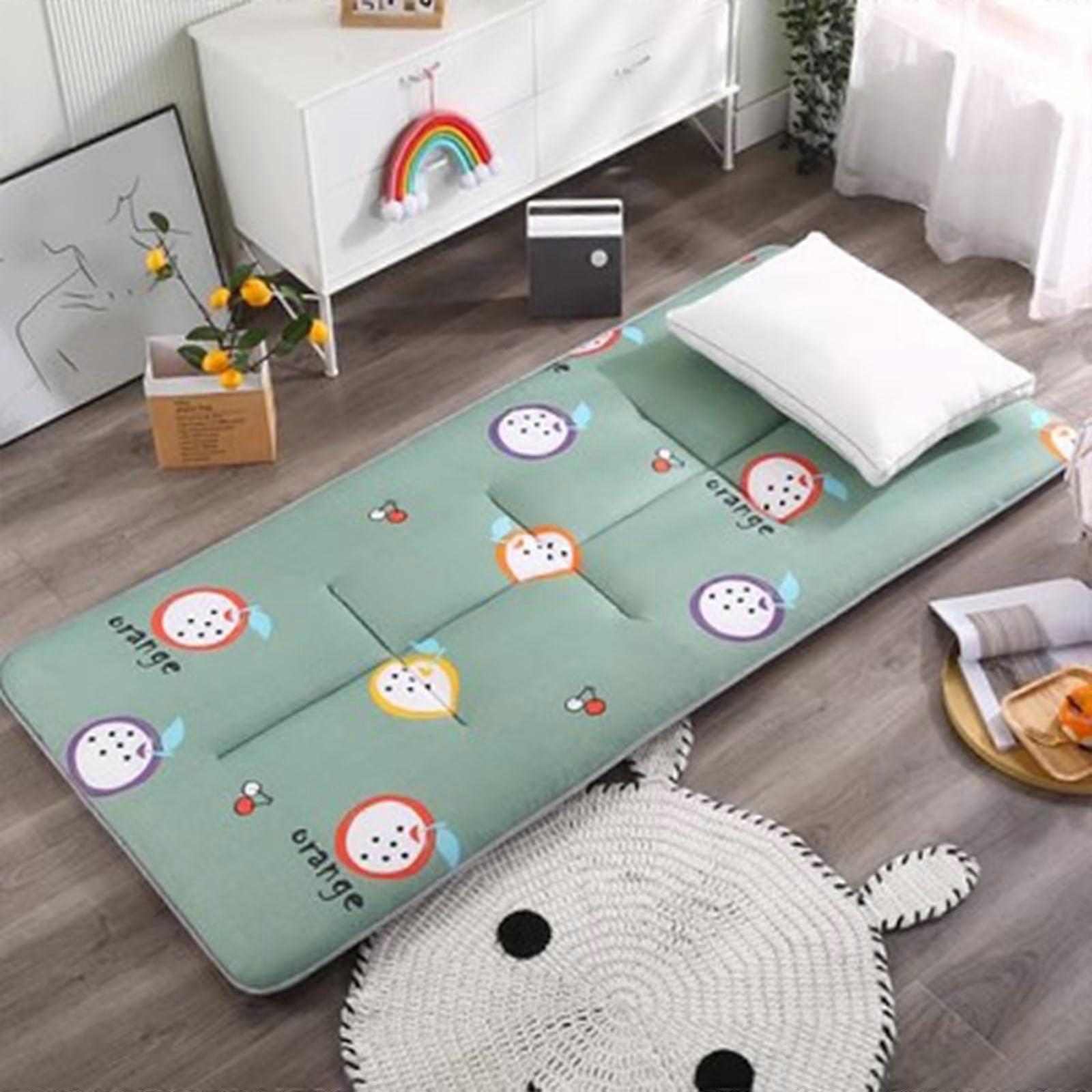 Japanese Futon Floor Mattress, Thickened Tatami Mat, Foldable Rolled Mattress (100x200cm, Color: C)