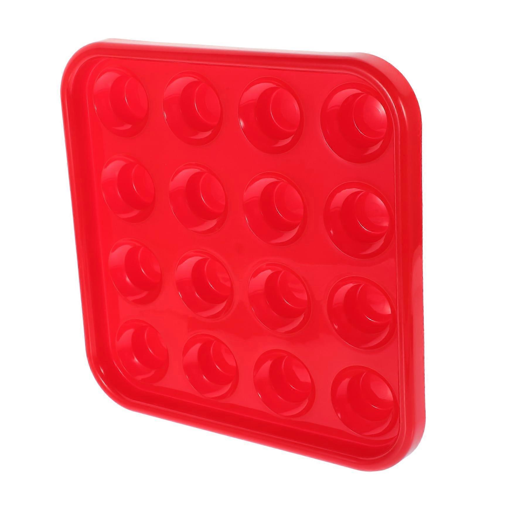 Billiard Ball Holder Tray Durable Plastic Storage For Billiard Balls Pool Table Accessory For Parties And Tournaments
