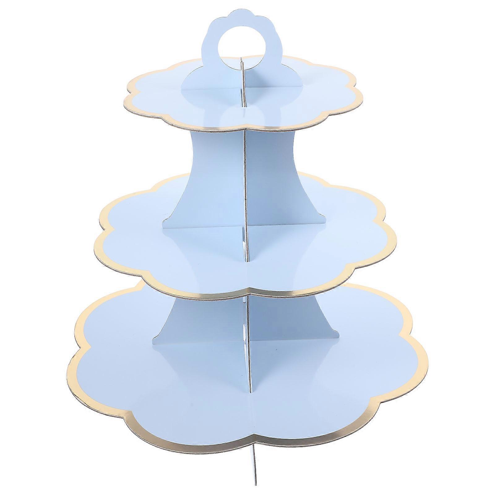 Decorative Cake Stand, Non Slip Dessert Holder for Cupcakes, Snacks, Weddings, Parties, Stable Display Stand