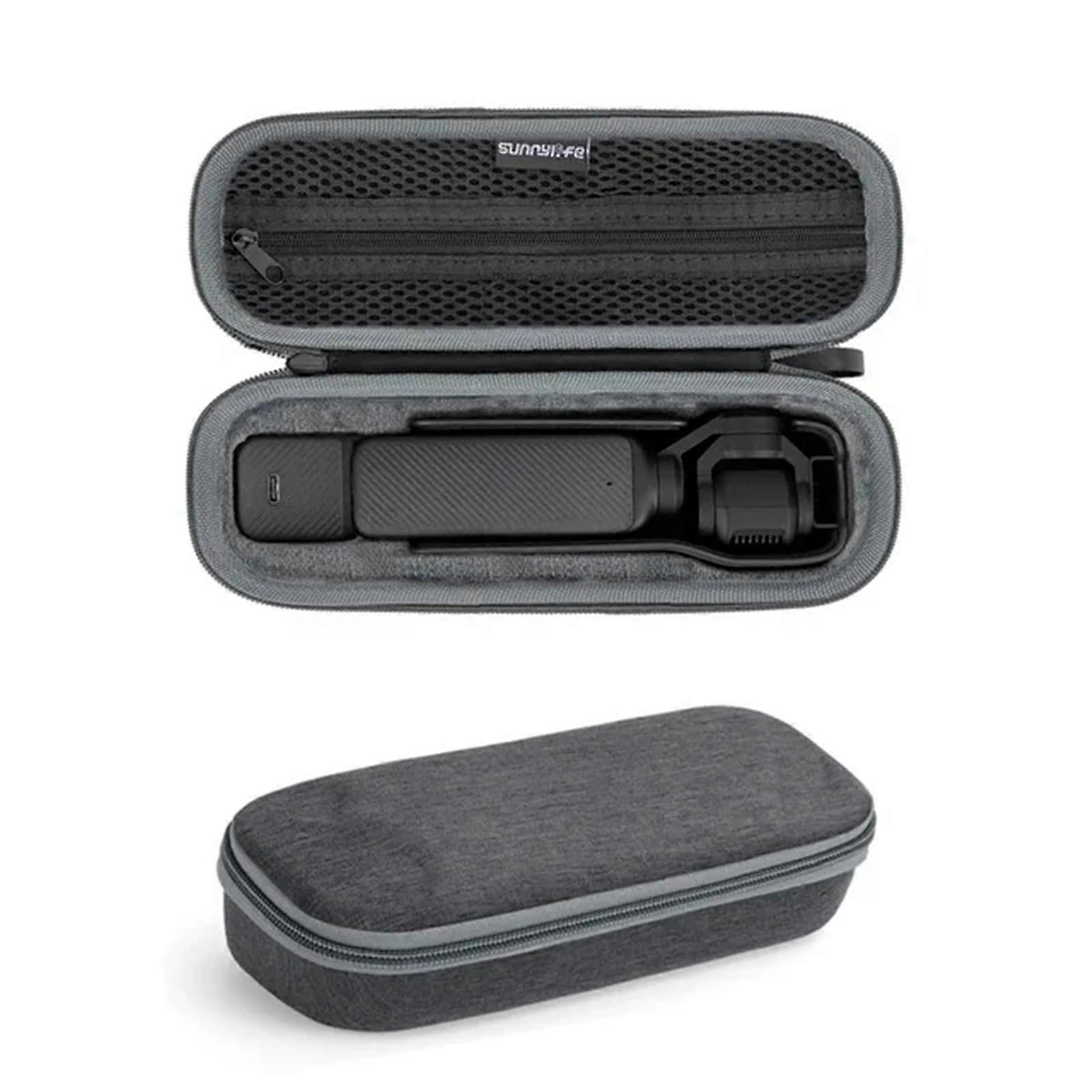 Hard Case For DJI OSMO Pocket 3 Camera - Waterproof, Shockproof Carry Case, Black, Pocket Organizer With Mesh Spacer