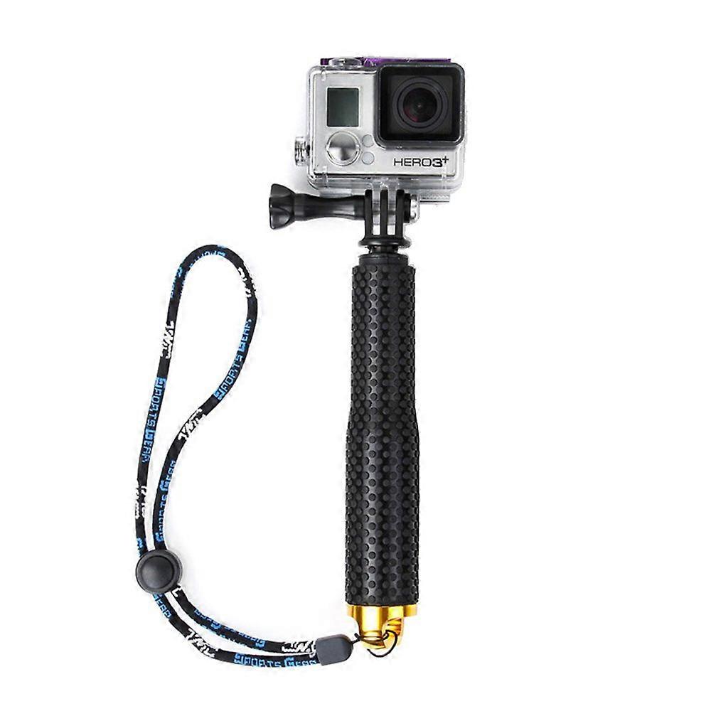 Portable Handheld Telescopic Monopod Selfie Stick for GoPro Hero 2/3/3/4 SJCAM SJ4000 (Gold)