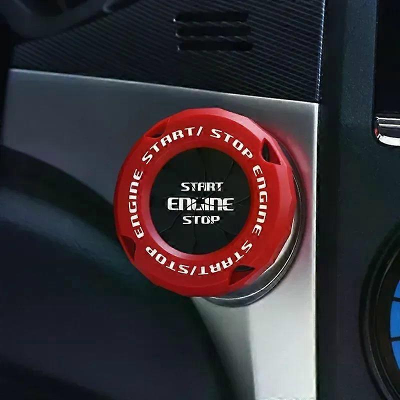 Car Button Start Decorative Ring Personality Rotary Decorative Cover Ignition Device Switch Hidden Protection Cover Universal