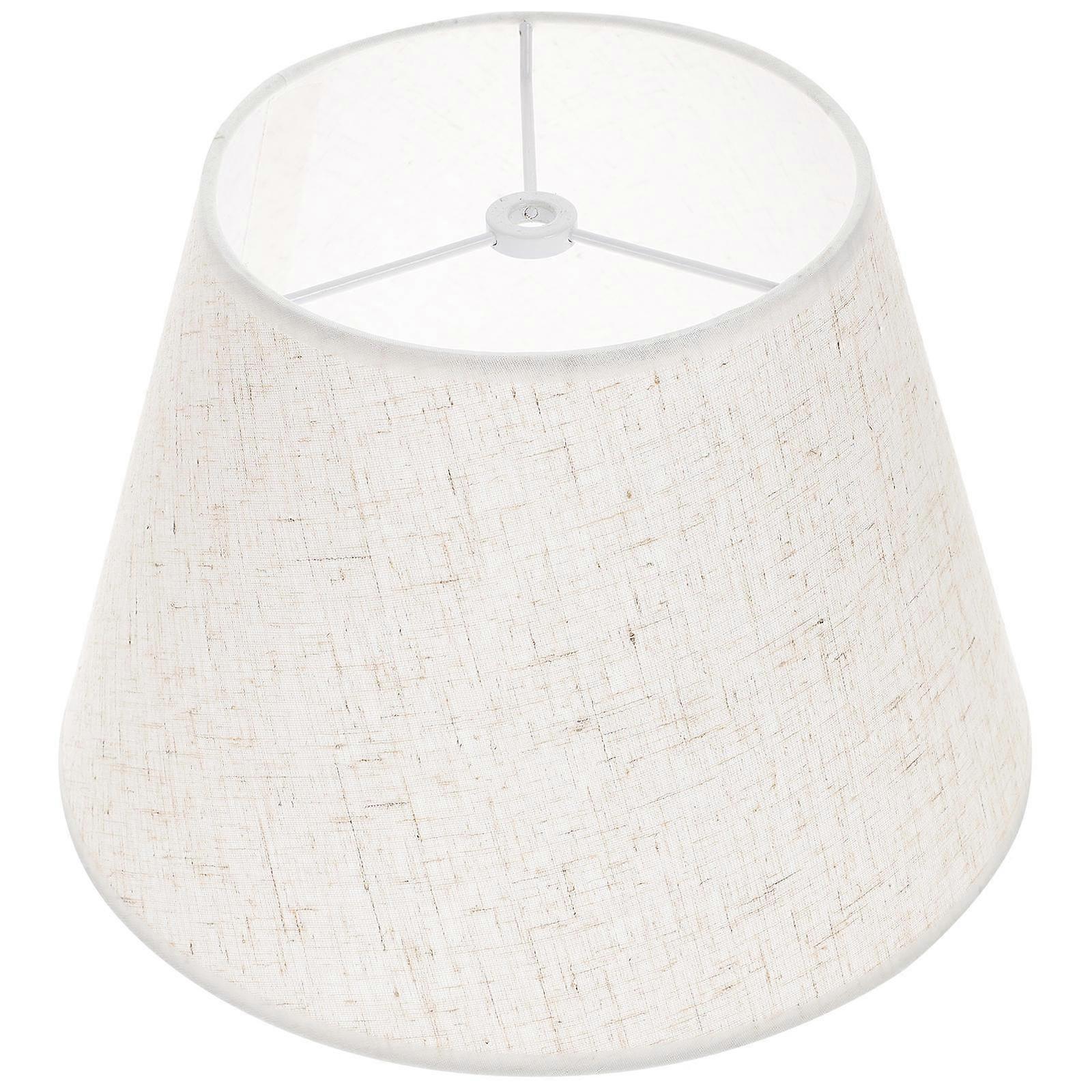 Household Cloth Lampshade Simple Style Bedroom Table Light Lampshade Safe And Durable Beige 1Pack