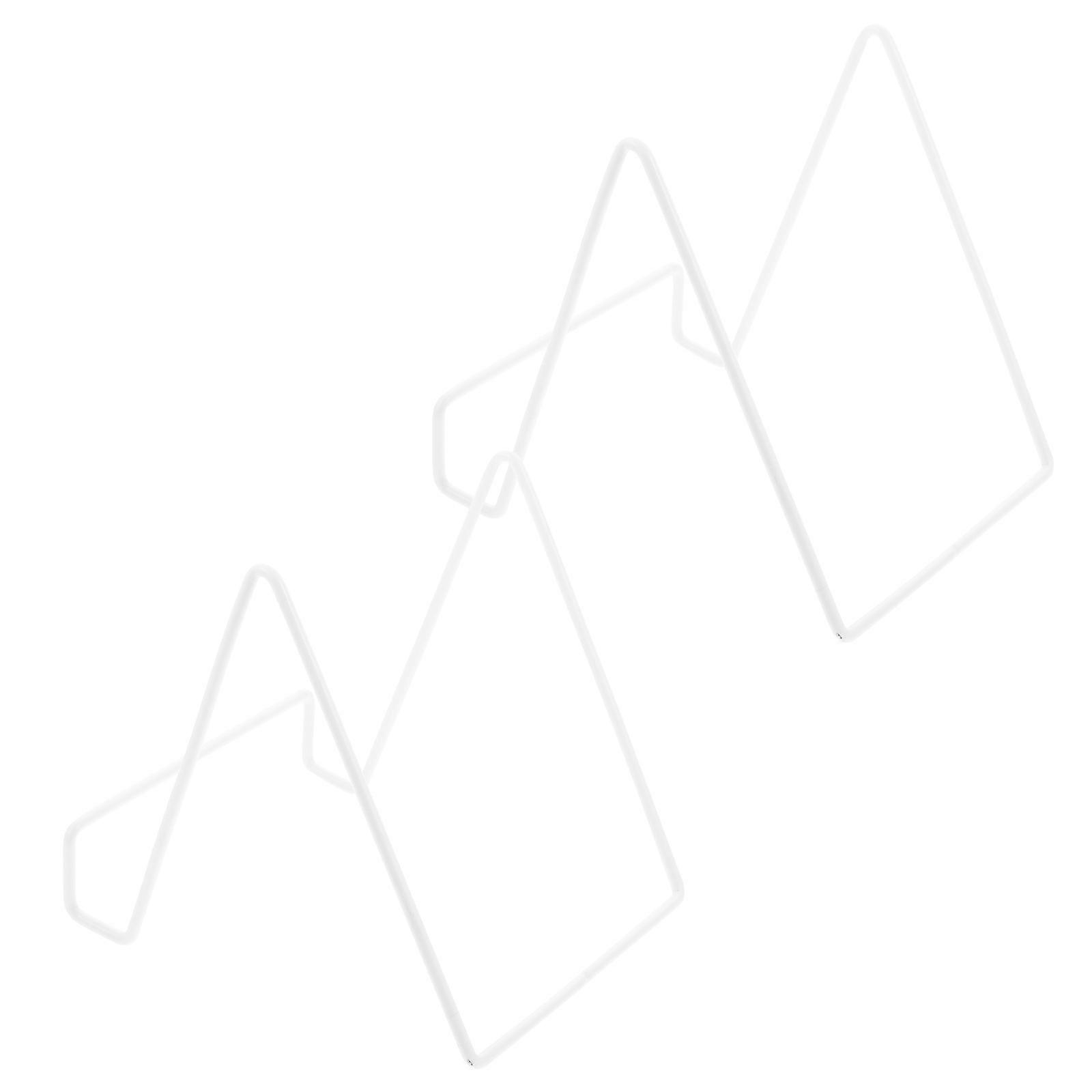 2pcs Metal Photo Holders for Displaying Pictures – Compact, Lightweight Display Stand for Desktop Decor, Commemorative Plates & Artworks