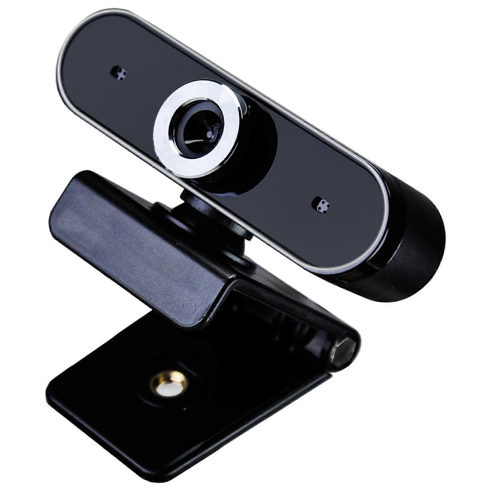 Webcam with Noise Reduction Microphone USB PC Camera for Computer Desktop Laptop Live Streaming Plug and Play Black Multicolor